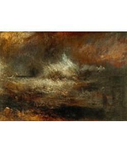 JOSEPH MALLORD WILLIAM TURNER, Stürmische See mit Wrack
Stormy Sea with Blazing Wreck