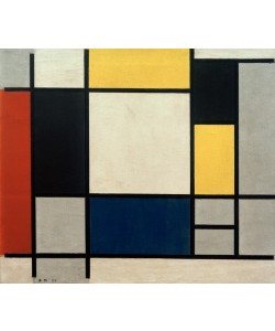 Piet Mondrian, Komposition mit Gelb, Rot, Schwarz, Blau und Grau