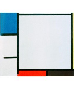 Piet Mondrian, Composition with blue, yellow, red, black and grey