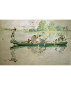 Carl Larsson, Wikingerzug in Dalarna