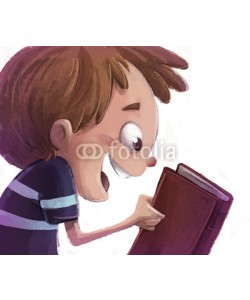 cirodelia, niño feliz con libro