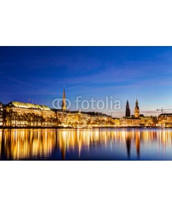 mije shots, Hamburg Binnenalster and skyline