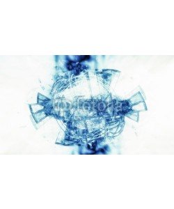 zeber, 3D futuristic background