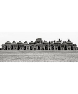 Alexander Y, Hampi, India. In black and white.
