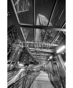 leeyiutung, Financial district of Hong Kong city at night