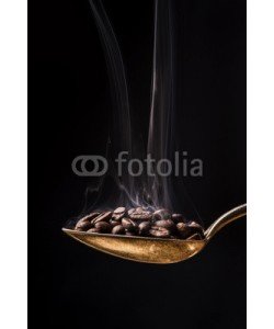luigi giordano, cucchiaio fumante  con chicchi di caffè
