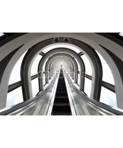 leeyiutung, Futuristic tunnel and escalator