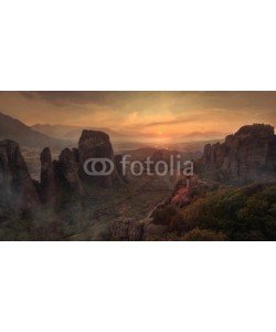 Cara-Foto, Felslandschaft mit Meteora Klöstern in Griechenland