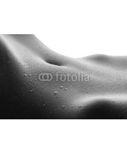 Nik_Merkulov, Beautiful slim female body with drops of water