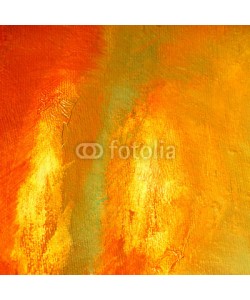 Mikhail Zahranichny, modern painting for interior effect of rust, oil on canvas, illustration