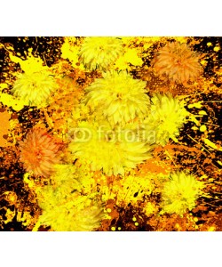 samkar, Abstract Flower Painting