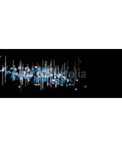 Frank Rohde, Fantastic abstract stripe panorama background design illustration with squares