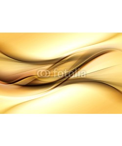 SidorArt, Gold modern bright waves art. Blurred pattern effect background. Abstract creative graphic template.