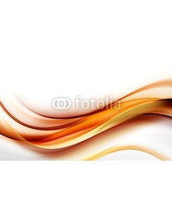 SidorArt, Amazing gold orange modern flowing waves. Creative fabulous abstract art background. Wallpaper concept illustration.