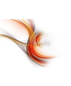 SidorArt, Awesome Abstract Orange Fractal Waves Design Flames Concept