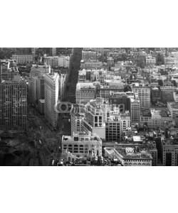 f11photo, Aerial view of Manhattan skyline at sunset, New York City