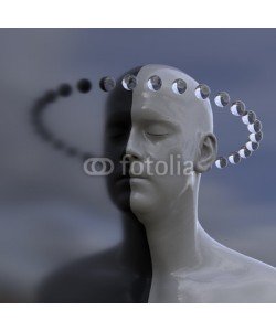 Photobank, Mind reflection, two faces as one