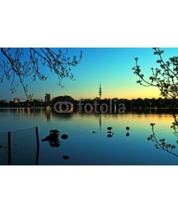 Matthias Krüttgen, Außenalster Nachtaufnahme