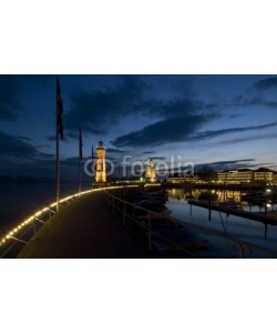 Andrzej Gryczkowski, Hafen in Lindau bei Nacht 05