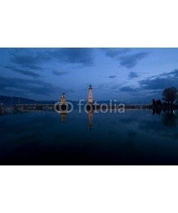 Andrzej Gryczkowski, Hafen in Lindau bei Nacht 09