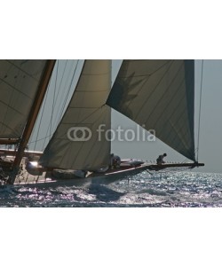 Christophe Baudot, bateau à voile en mer
