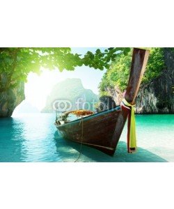 Iakov Kalinin, boat and islands in andaman sea Thailand