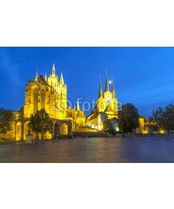 Jörg Hackemann, Erfurt Cathedral in the evening