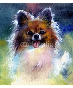 Nadiia Starovoitova, Watercolor Animal Collection: Dog