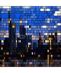 emeritus2010, frankfurt city skyline - abstract