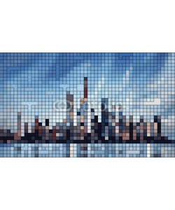 emeritus2010, manhattan skyline - abstract