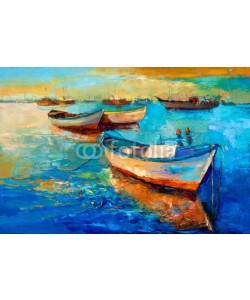 Boyan Dimitrov, Boats on sunset