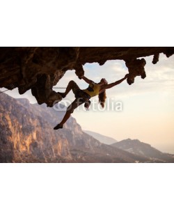 Andrey Bandurenko, Rock climber at sunset, Kalymnos Island, Greece