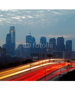 Sophie James, City of Philadelphia, skyline is beautifully lit up at dusk