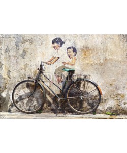 Marina Ignatova, Little Children on a Bicycle Mural.