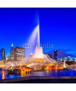 f11photo, Buckingham fountain at twilight