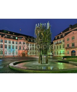 Blickfang, Schillerplatz Mainz  beleuchtet