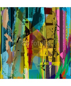 Kirsten Hinte, abstract background, with strokes, splashes and geometric lines