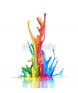 Leigh Prather, Colorful paint splashing