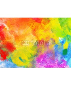 LoveKay, Bright Colorful Watercolor Background.