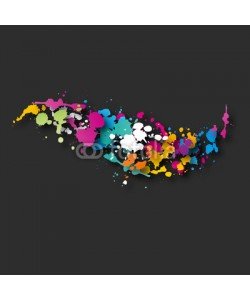 M.studio, fond abstrait-peinture splash