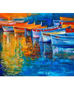 Boyan Dimitrov, Boats at sunset