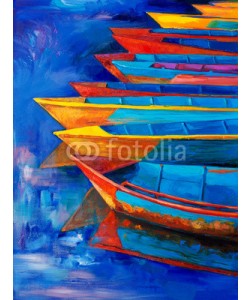 Boyan Dimitrov, Boats at sunset