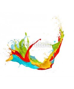 Jag_cz, Colored splashes on white background