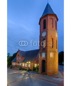 Blickfang, Glockenturm Wyk Föhr beleuchtet