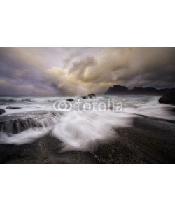 inigocia, Lofoten coast at sunset, Norway