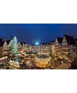 Blickfang, Weihnachtsmarkt Frankfurt Römer Panorama