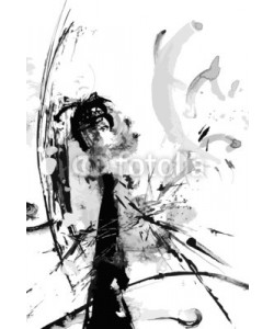 shooarts, Abstract ink paint vector background