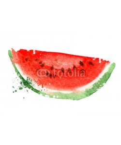 ~ Bitter ~, Watermelon vector logo design template. vitamins or food icon.