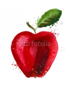 ~ Bitter ~, apple logo design template. food or fruit icon.
