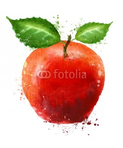 ~ Bitter ~, ripe apple logo design template. food or fruit icon.